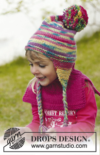Free patterns - Laste kõrvaklappidega mütsid / DROPS Children 23-3