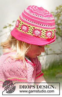 Free patterns - Dětské letní klobouky / DROPS Children 23-48