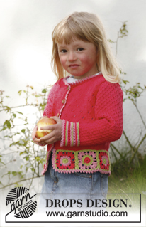 Free patterns - Dětské propínací svetry / DROPS Children 23-50