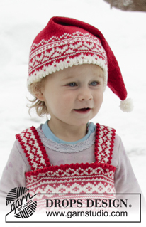 Free patterns - Cappelli di Natale / DROPS Children 32-1