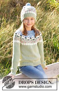 Free patterns - Dziecięce swetry przez głowę / DROPS Children 34-3