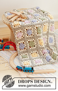 Free patterns - Fun with Crochet Squares / DROPS Children 35-7