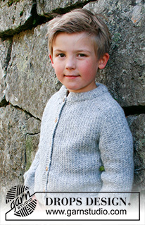 Free patterns - Dětské jednoduché kabátky a propínací svetry / DROPS Children 40-18