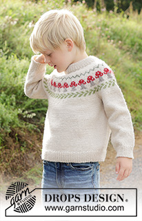 Free patterns - Norweskie dziecięce swetry przez głowę / DROPS Children 47-13