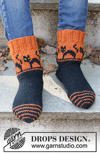 Free patterns - Dětské ponožky a papučky / DROPS Children 47-29