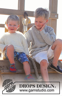 Free patterns - Einfache Pullover für Kinder / DROPS Children 8-5